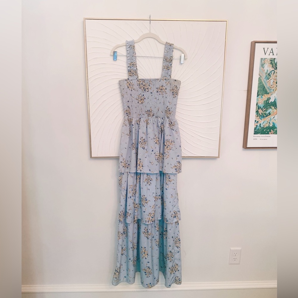 Floral Ruffled Maxi Dress